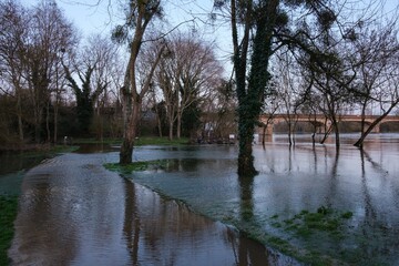 Crue de la Loire &agrave; Nantes