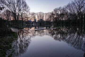 Crue de la Loire &agrave; Nantes