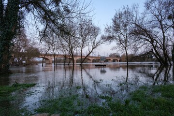 Crue de la Loire &agrave; Nantes