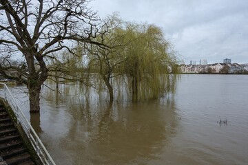 Crue de la Loire &agrave; Nantes