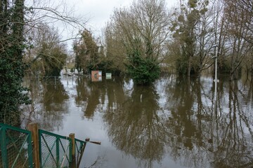 Crue de la Loire &agrave; Nantes