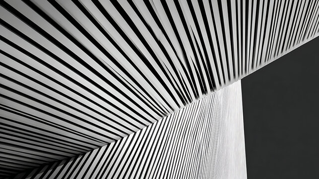 Abstract architectural lines and shadows architecture