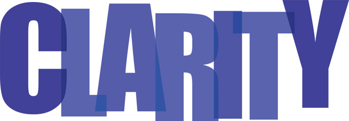 Clarity typography vector © Nur