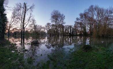 Crue de la Loire &agrave; Nantes