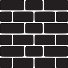 Modern black brick wall pattern providing a strong foundation for construction and design projects