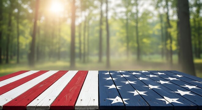 Celebrating labor day with patriotic spirit and american pride