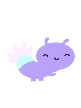 bobbing motion animation of cartoon firefly bug