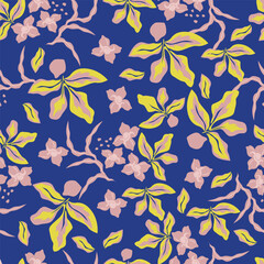 Seamless Floral Pattern in vector