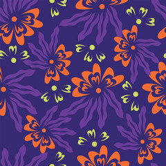Seamless Floral Pattern in vector