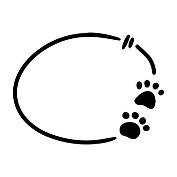 pet paw frame