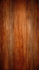 Naklejka premium Close-up of rustic wooden planks with rich brown texture