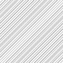 Obraz premium Black diagonal lines. Striped wallpaper. Seamless surface pattern design with symmetrical linear ornament. Stripes motif. Digital paper for page fills, web designing, textile print. Vector art.