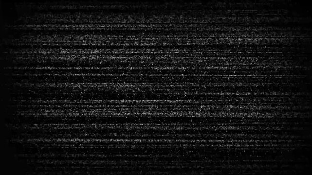 Display Television with noise grain background. No channel signal. Digital glitch.