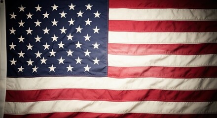 Obraz premium American flag on labor day celebrating workers rights and freedom