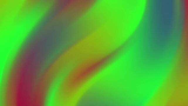 Tropical gradient background curved blurry forms blend vibrant greens yellows and maroon hues creating a stunning tropical backdrop.