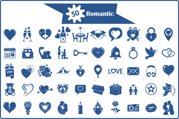 Romantic Love Symbols Collection Pack - Valentine’s Day Icons