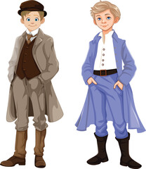 Victorian Boys Character Set © Mahad