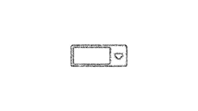 Sketch dropdown icon animation - smooth progressive reveal