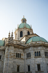 Obraz premium Como Cathedral Dome in Como Italy