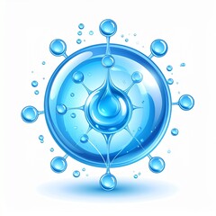 Wasserallergie Histamin Symbol