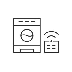 Smart Washing Machine Icon - Remote Control Icon