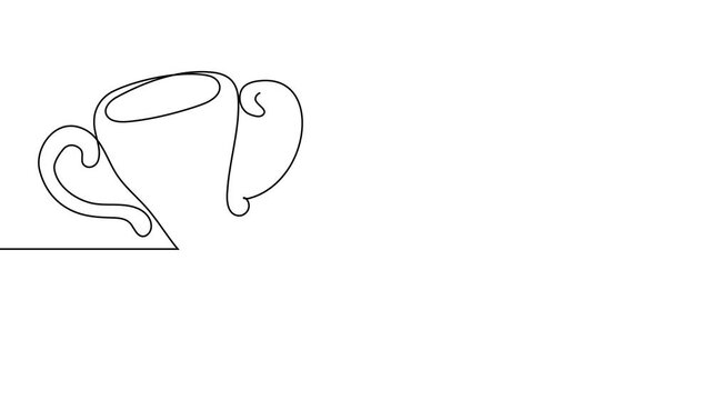 Line winner trophy vector prize art win icon continuous sketch award. Trophy medal line doodle champion business victory illustration outline cup drawing success hand race sport single cartoon.