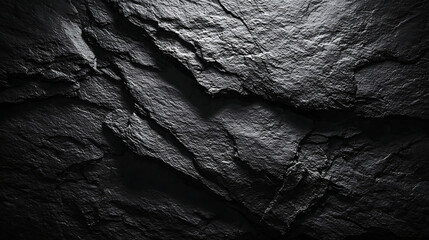 Dark Slate Rock Texture with Dramatic Lighting gray