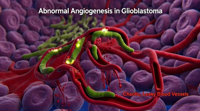 Abnormal Angiogenesis in Glioblastoma Brain Tumor