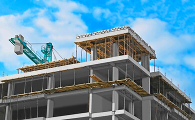 New building construction site