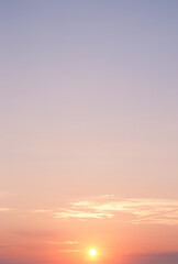 Obraz premium Pastel Sunset