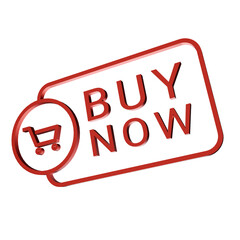 3d buy now sign illustration