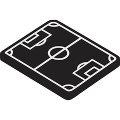 Soccer Pitch Icon Vector © Semesta