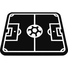 Soccer Pitch Icon Vector © Semesta