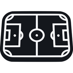 Soccer Pitch Icon Vector © Semesta