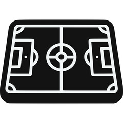 Soccer Pitch Icon Vector © Semesta
