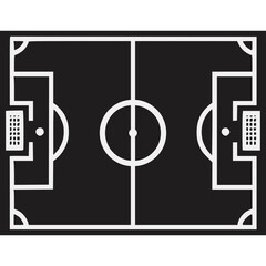 Soccer Pitch Icon Vector © Semesta