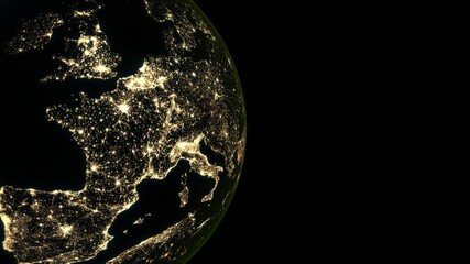 地球　3DCGレンダリング © tsuneomp