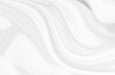 Fototapeta premium White gray satin texture that is white silver fabric silk background with beautiful soft blur pattern natural.