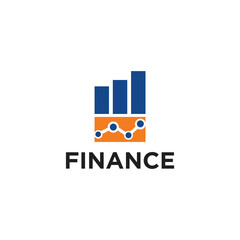 Finance Logo Vector Simple Modern