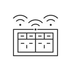 Smart Socket Icon - Wifi Signal