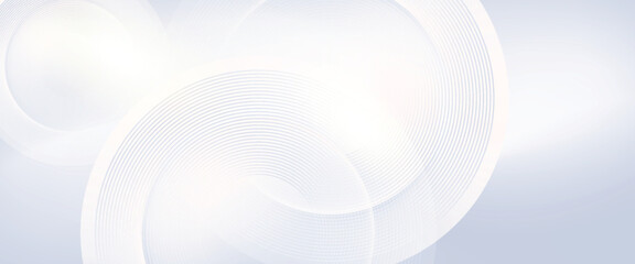 Abstract grey background with dynamic circle lines.