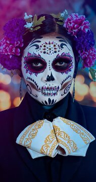 catrina, mariachi, maquillaje, humo, mexico, cultura, mujer, beldad, moda, falda, se&ntilde;ora, negro, vampiro, gente, moreno, modelaje, persona, cabello, estilo, disfraces, godo, halloween, glamour, cara, 