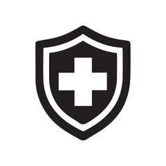 Obraz premium protection shield vector illustration