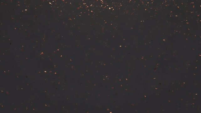 Elegant dark backdrop with scattered copper confetti for a festive ambiance