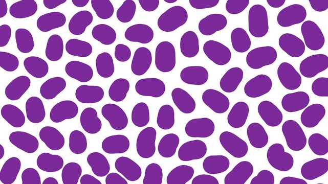 Small round spots appear on the screen, resembling seeds, spores, algae cells, microbes, or something similar.