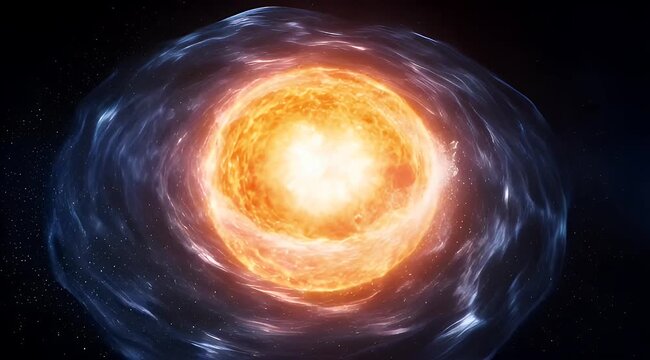 Stellar Inferno Erupts A Cosmic Ballet of Energy Light and Interstellar Gases