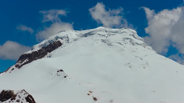 Cayambe Volcano, Ecuador: A majestic peak towering over the landscape