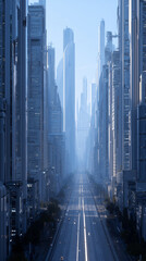 night traffic in city