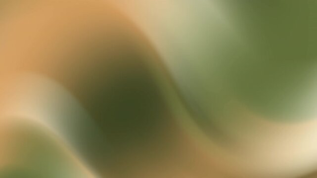 Olive Garden footage animation of abstract wavy gradient background with soft blurred green and earth tones