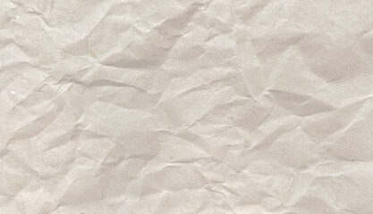 Fototapeta premium Crumpled paper texture background for various purposes. White wrinkled paper texture